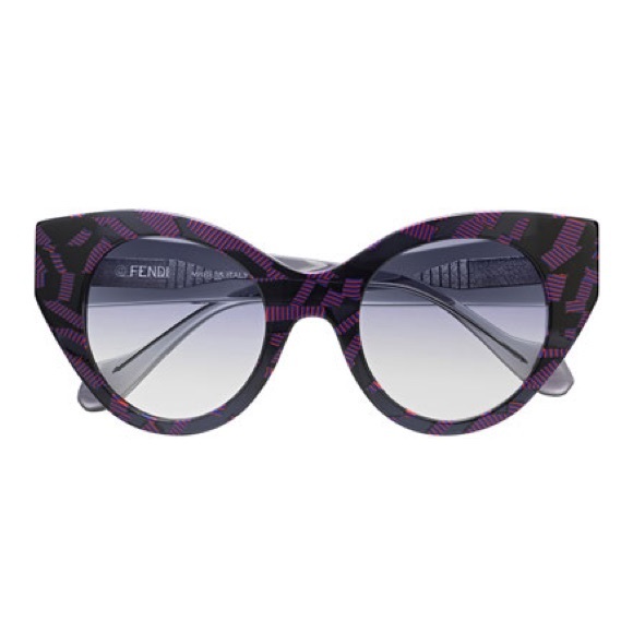 FENDI FANNY FF 0105/S GFBLF 51mm Sunglasses Shades BNIB Brand New - ITALY - Picture 2 of 15